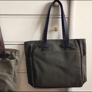 NWOT Filson Rugged Twill Tote Bag Otter Green